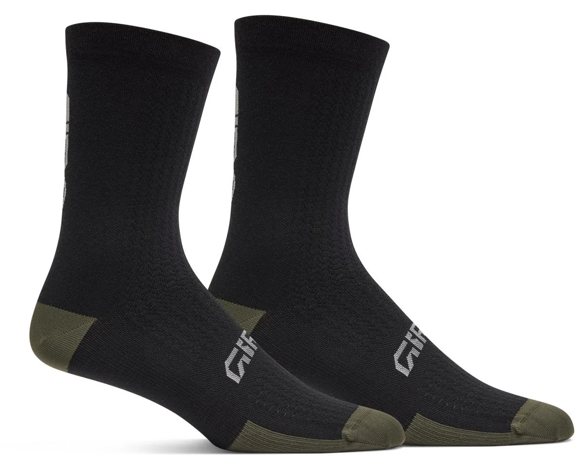 Giro HRC+ Merino Wool Socks (Black) (S)
